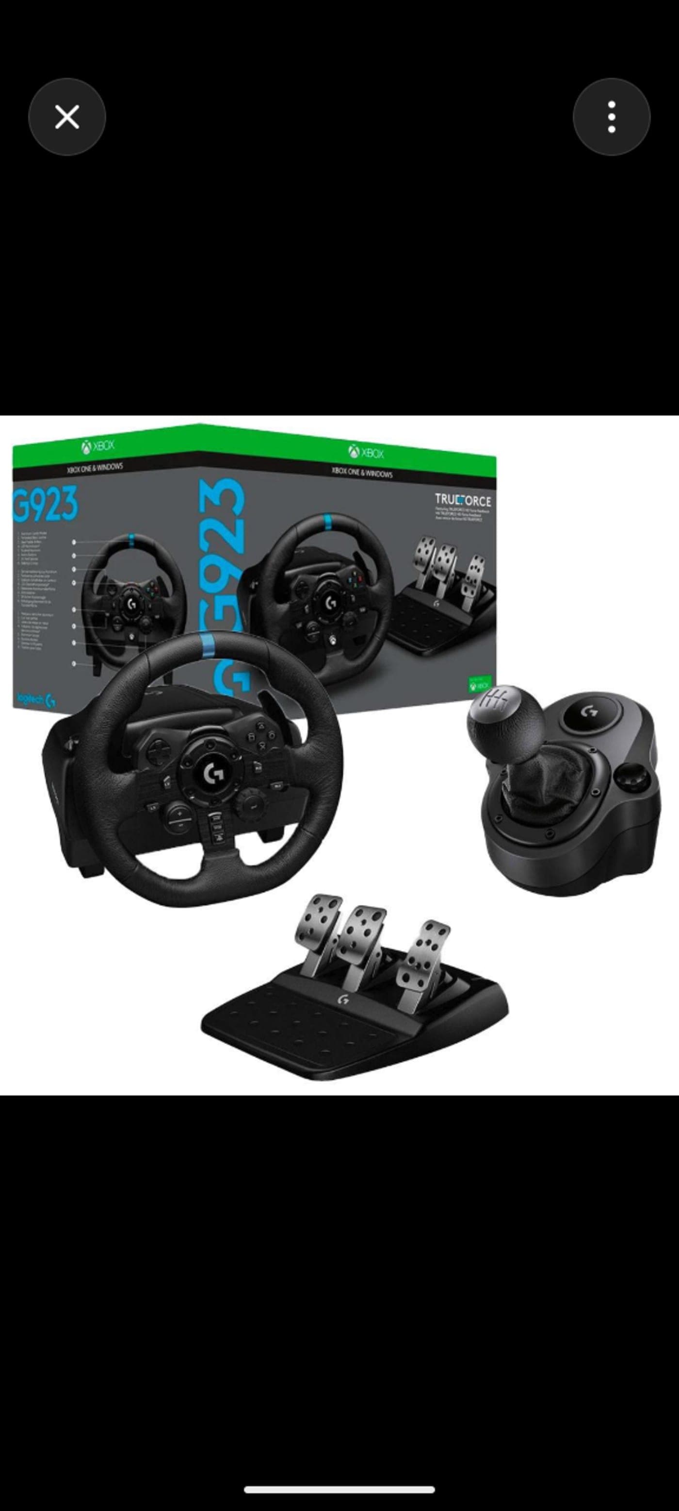 Logitech G923 Bundle Xbox/PC Wheel + Shifter