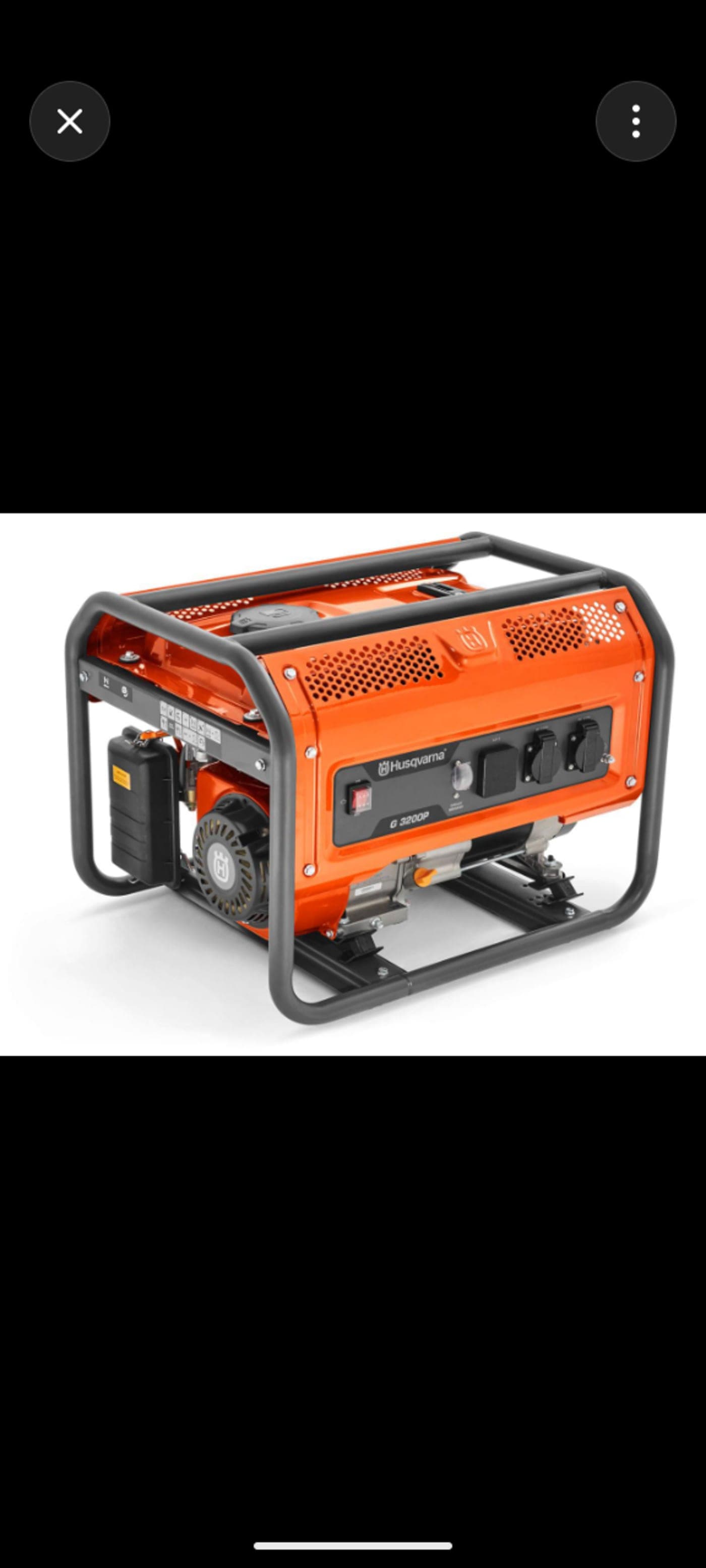 Husqvarna G3200P 3.2kW Petrol Generator
