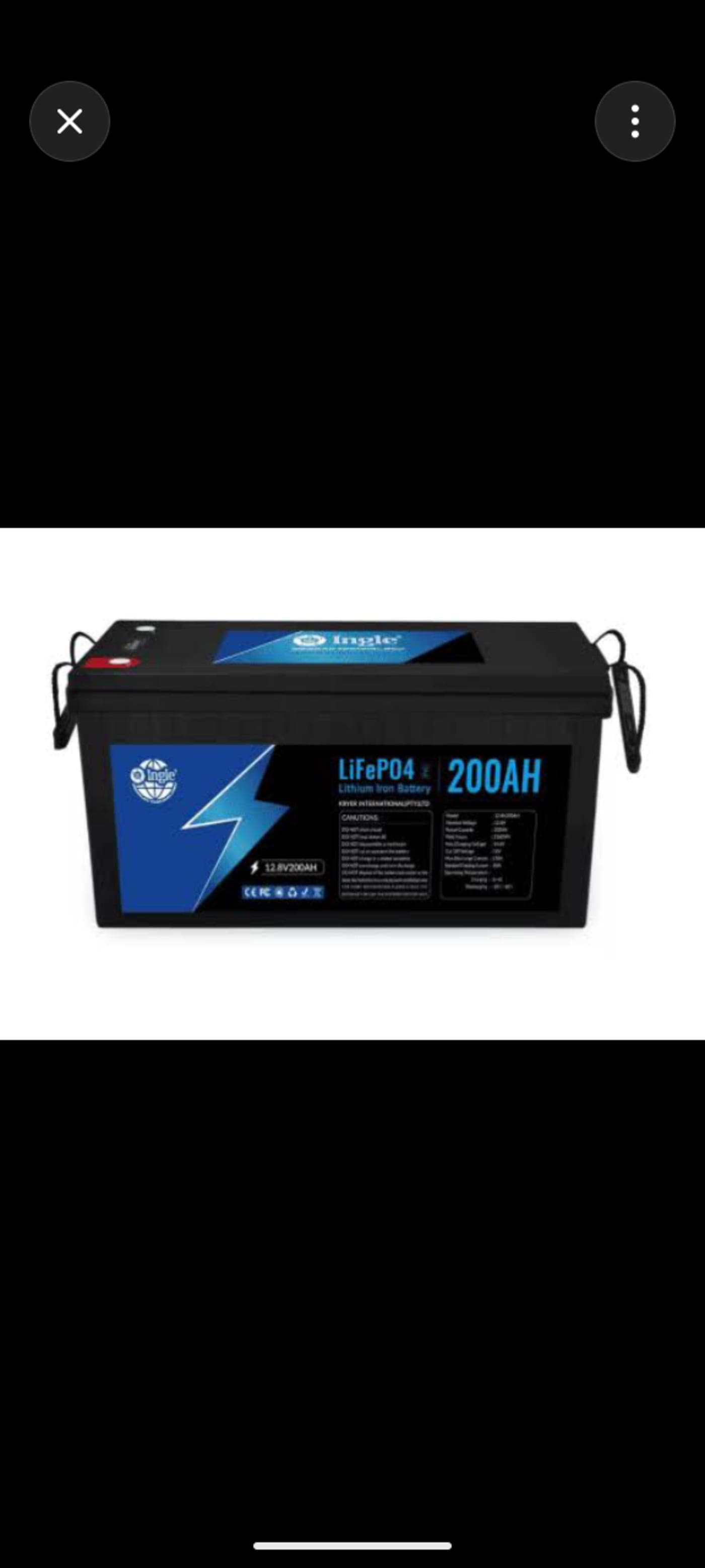 Ingle 200Ah 12.8V LiFePO4 Battery