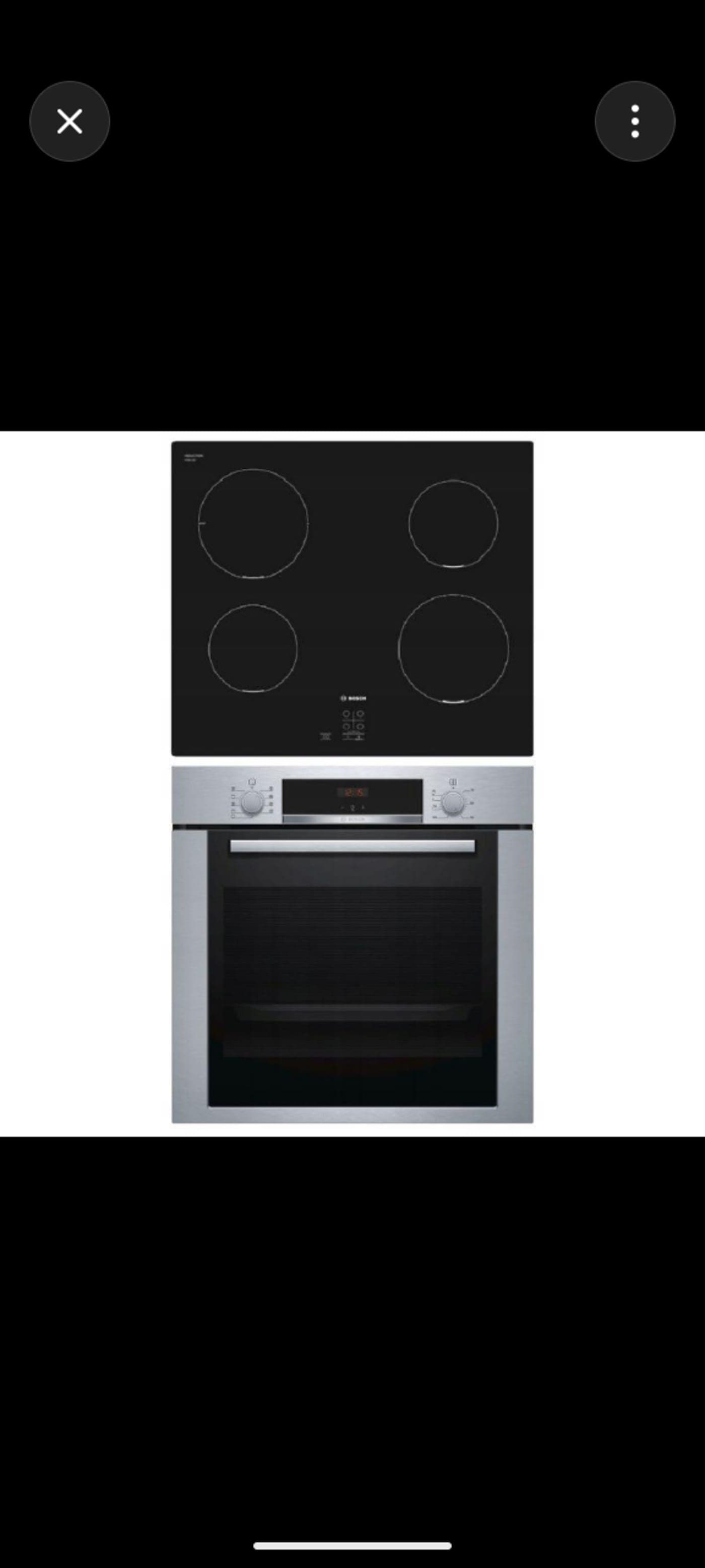 Bosch Series 4 Built-in Oven & Hob 60cm