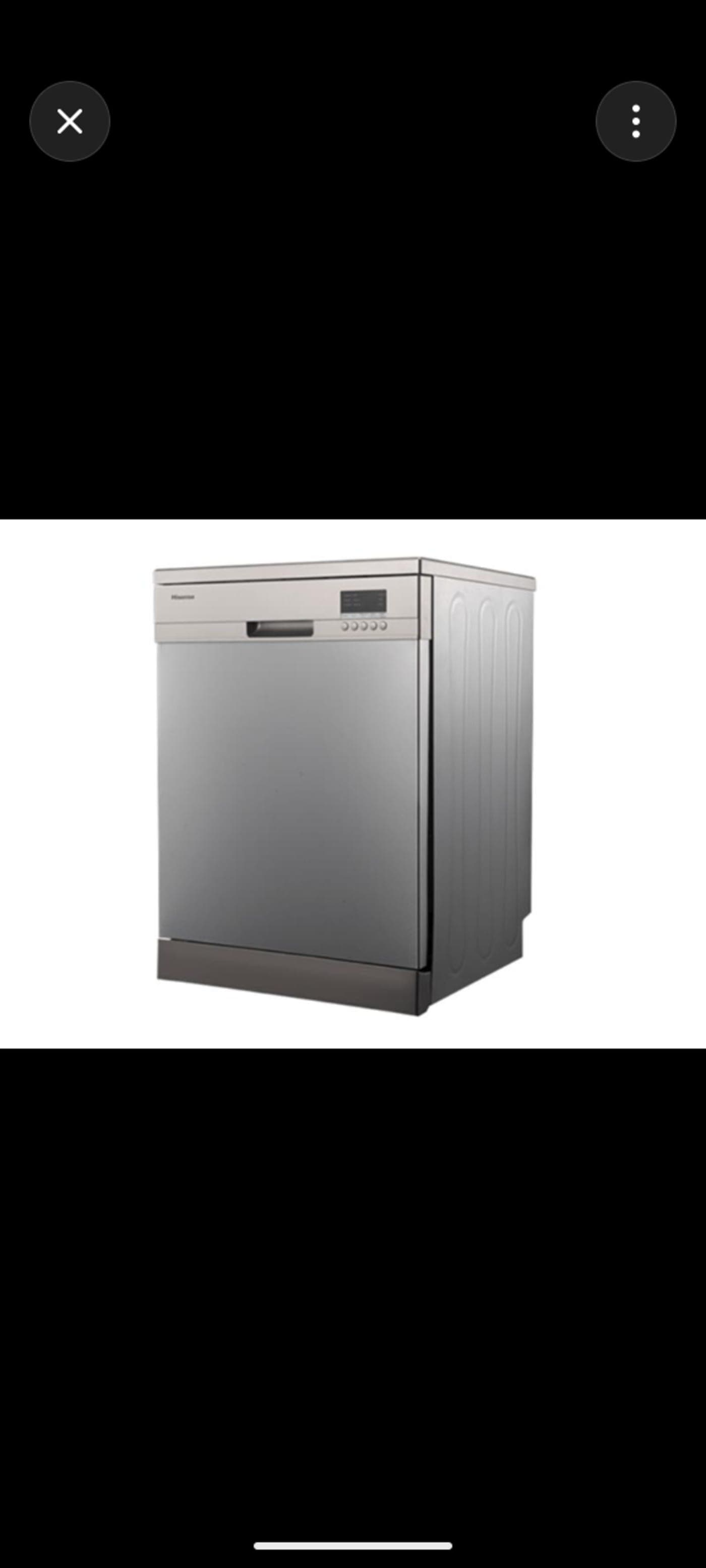 Hisense Stainless Steel Dishwasher 12 Place